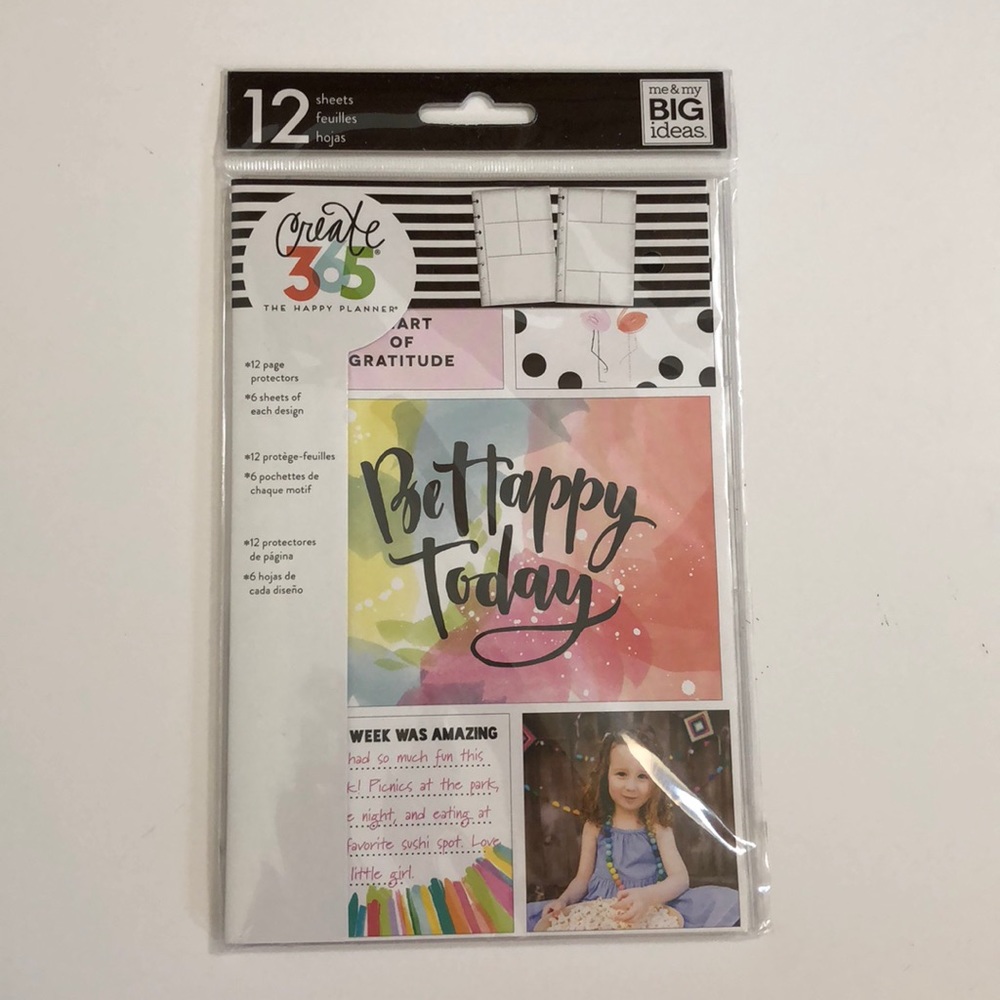 Mini Happy Planner Page Protectors Memory Keeping
